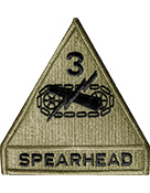 3rd Armored Division OCP Scorpion Shoulder Patch With Velcro